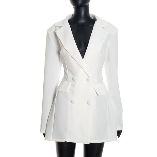 Women's Peplum Blazer Dress