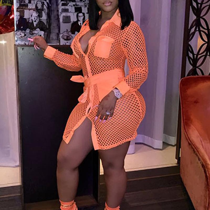 Sexy white mini short neon dress Women night party club