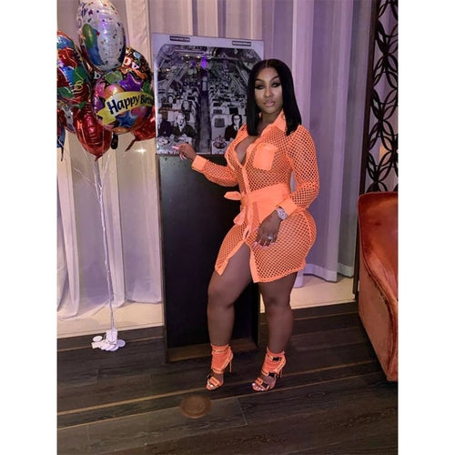 Sexy white mini short neon dress Women night party club