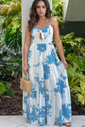 Cut-Out Sweetheart Neck Maxi Dress