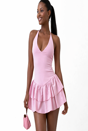 Halter Pink Mini