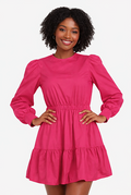 Lantern Sleeve Dress