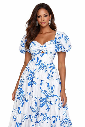 Puff Sleeve Maxi