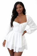 V-Neck Backless Dress
