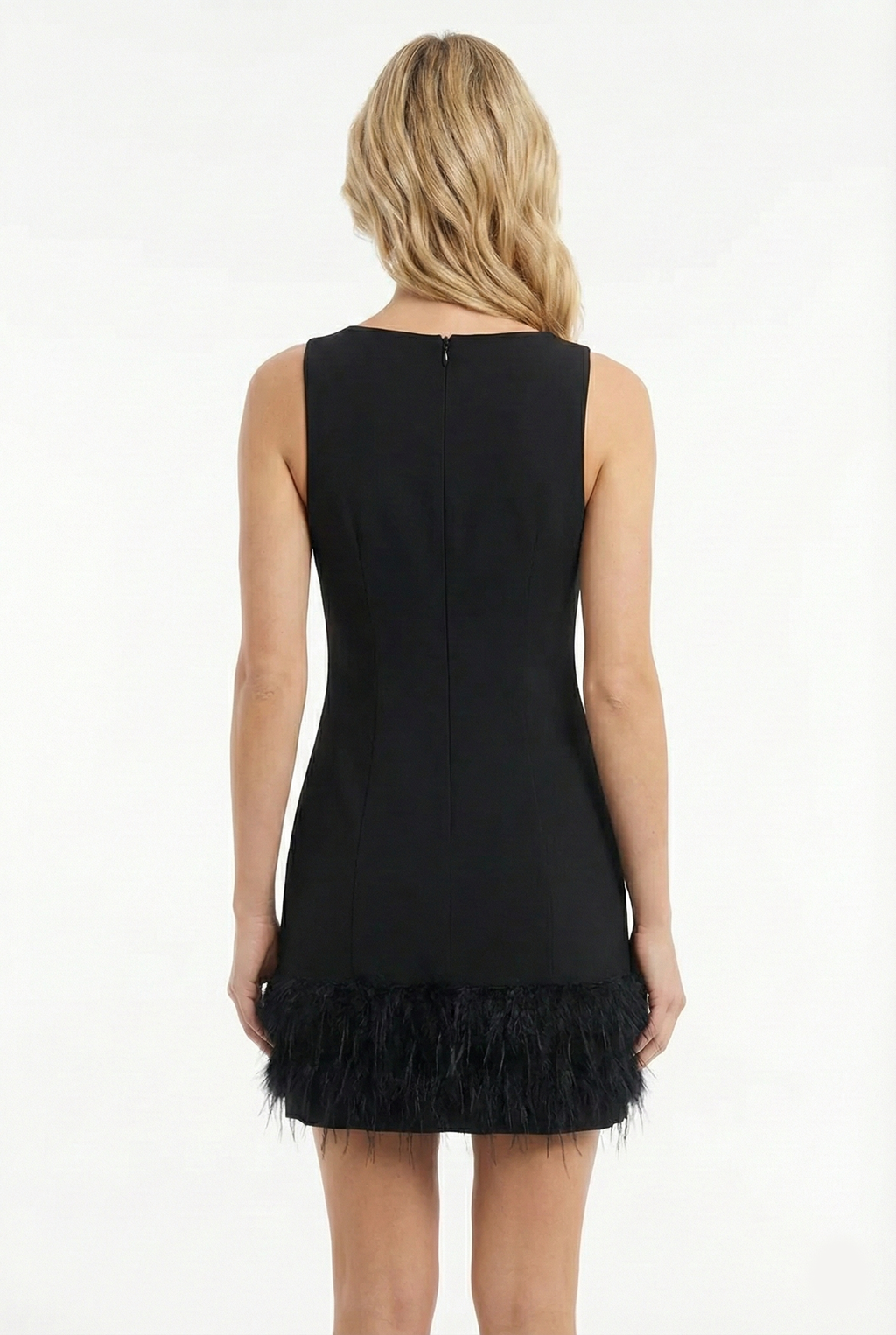 Black Feather Dress