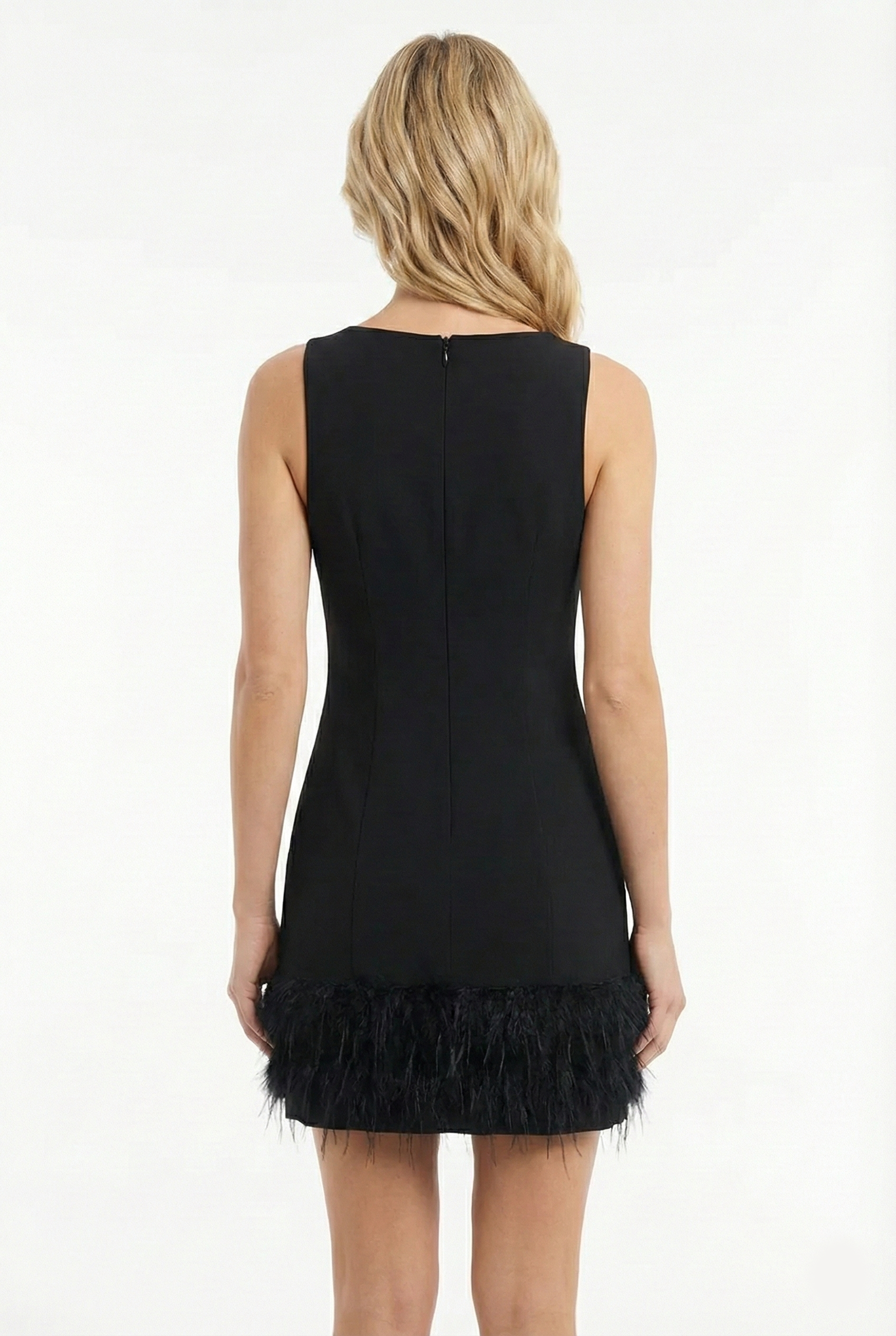Black Feather Dress