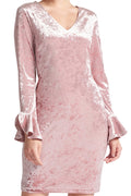 Velvet V-Neck Dress