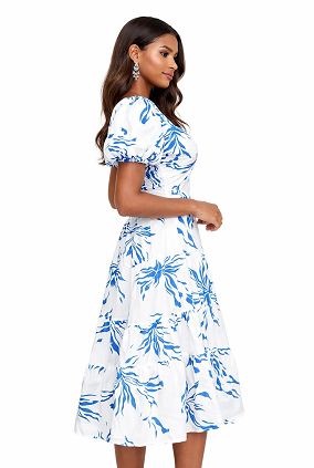 Puff Sleeve Maxi