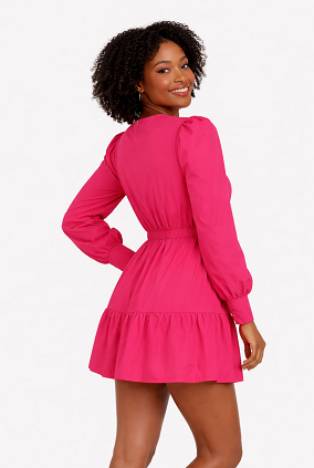Lantern Sleeve Dress