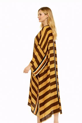 Boho Stripe Kimono