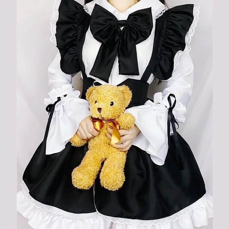 Women Maid Outfit Lolita Cosplay Cute Sexy Erotic Kawaii Cafe Costume