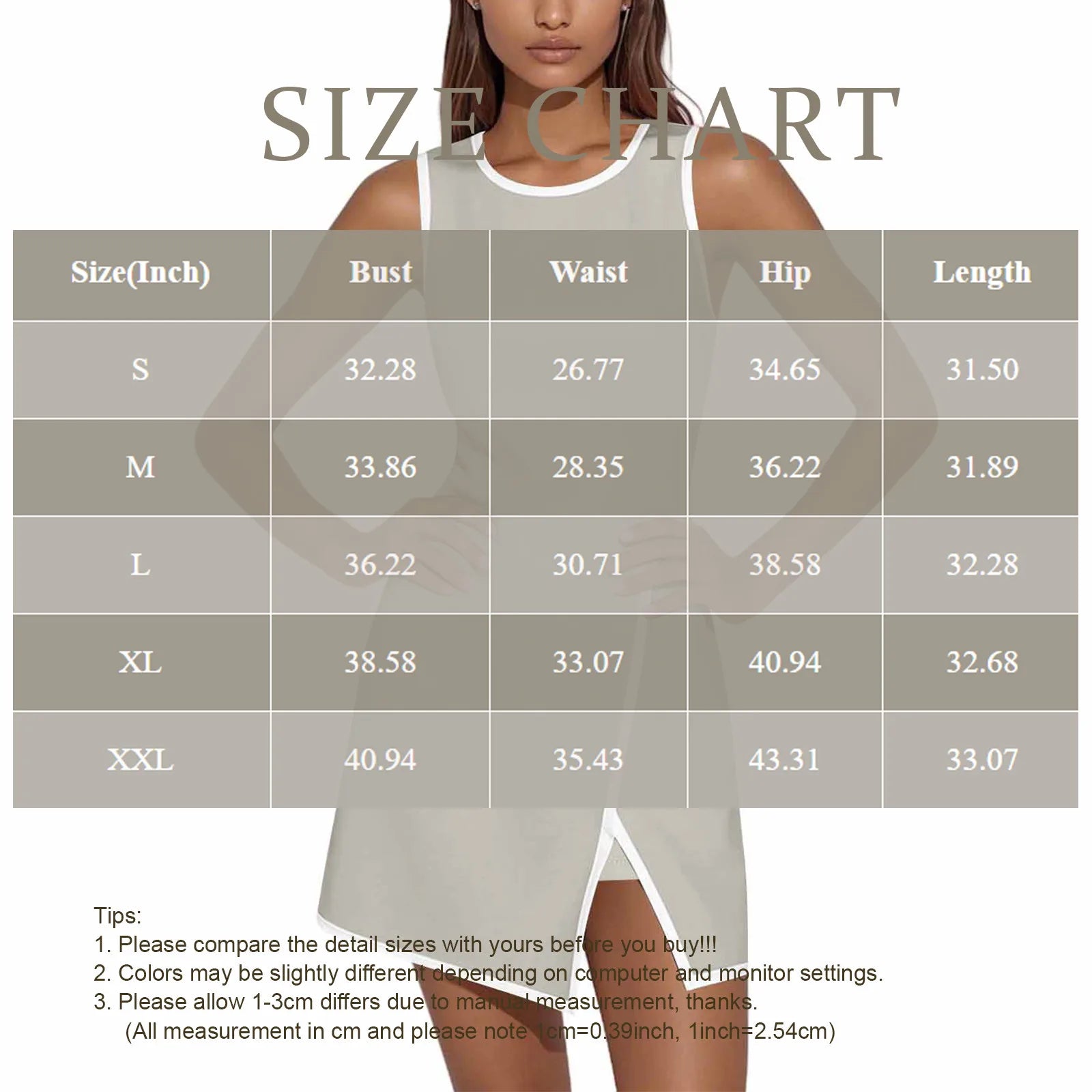 Women's Tennis Dress Summer Workout Dress Athletic Sleeveless Active