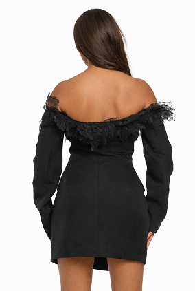 Lace Blazer Dress