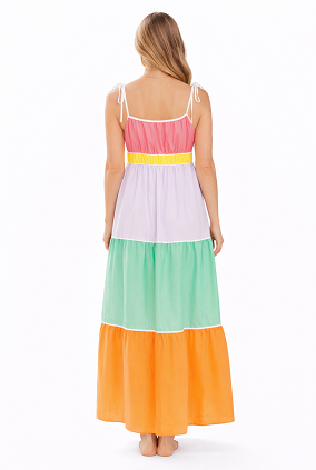Colorblock Maxi Dress