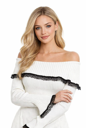 Off-Shoulder Sweater