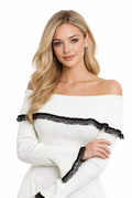 Off-Shoulder Sweater