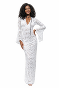 Lace Hollow-Out Maxi